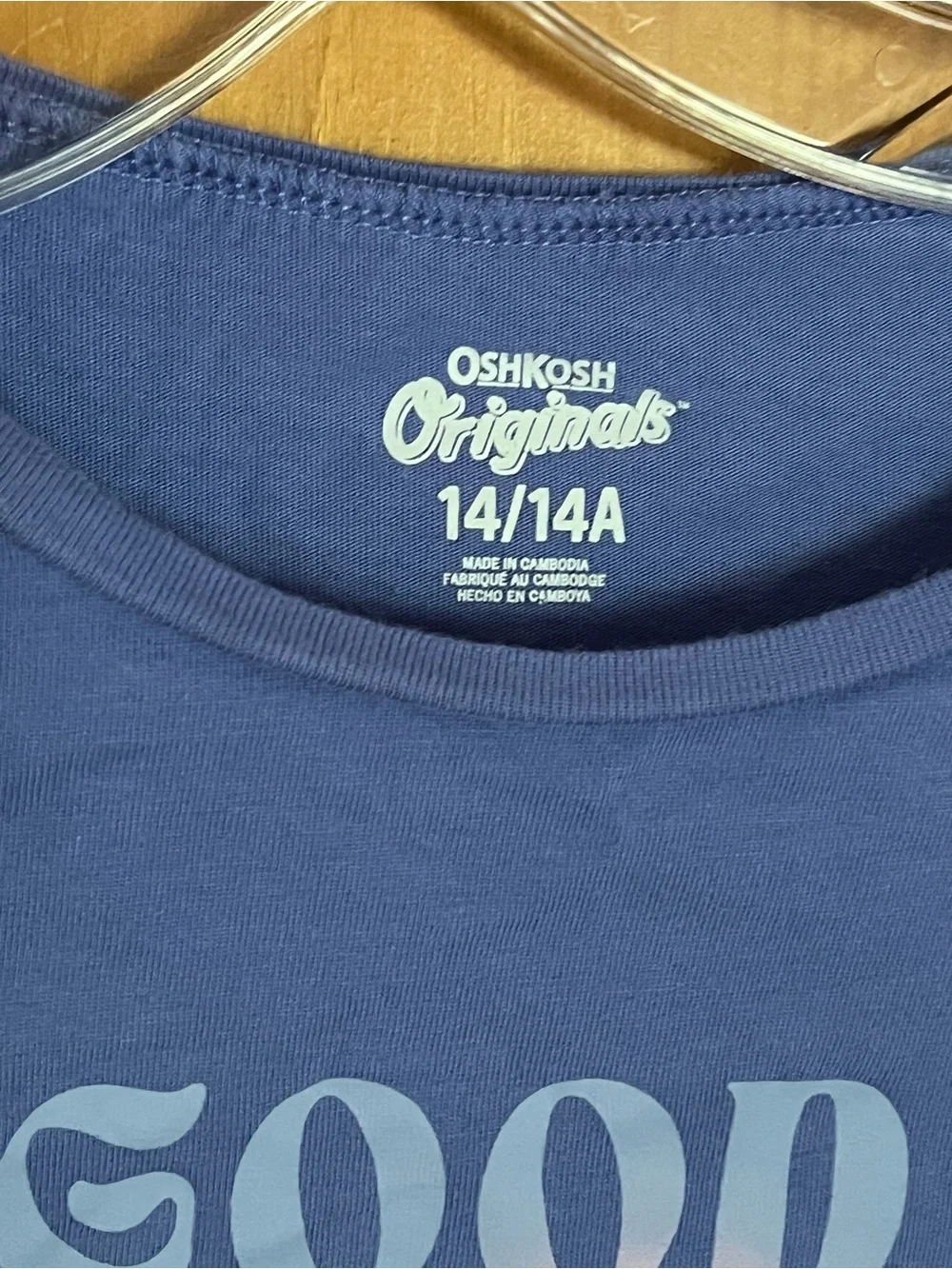 OshKosh B'gosh Purple 'Good Energy' Long Sleeve Tee with Rainbow Graphic